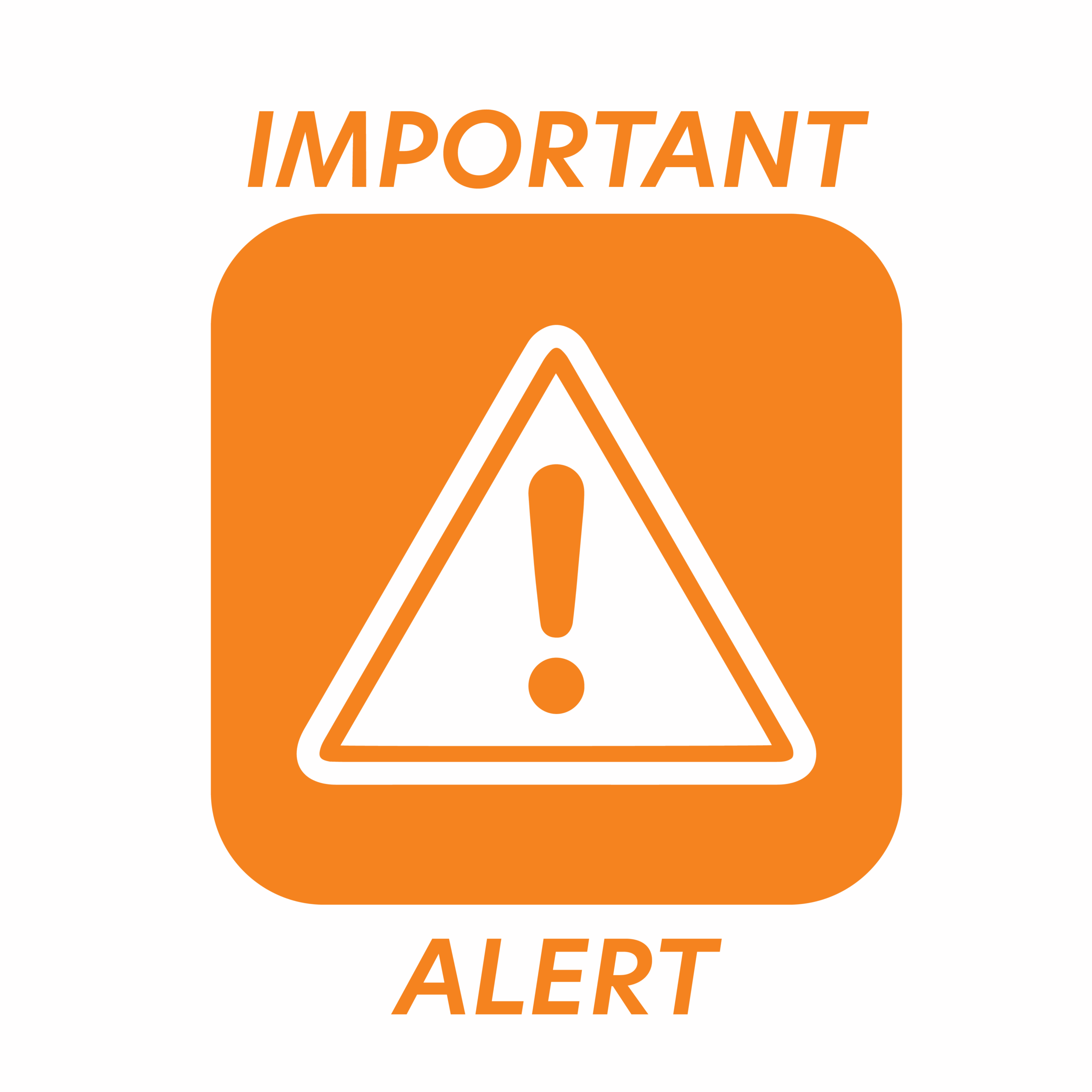 important alert icon